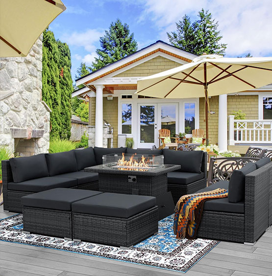 How to arrange furniture for your backyard garden?_复制