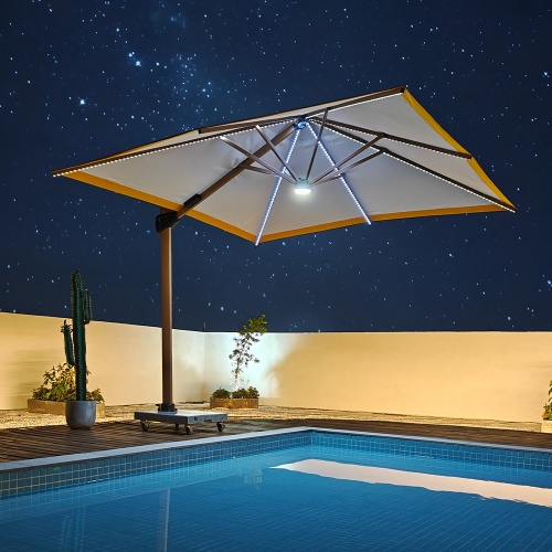 High-end Aluminum Cantilever Umbrellas KMS8601-2N 