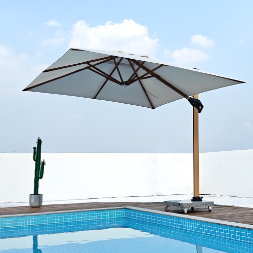 High-end Aluminum Cantilever Umbrellas KMS8601-2B-1