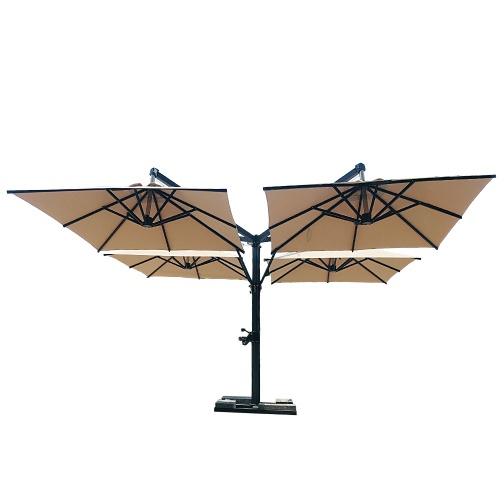 Quad-Section Canopy Patio Umbrella KMS1623-4H