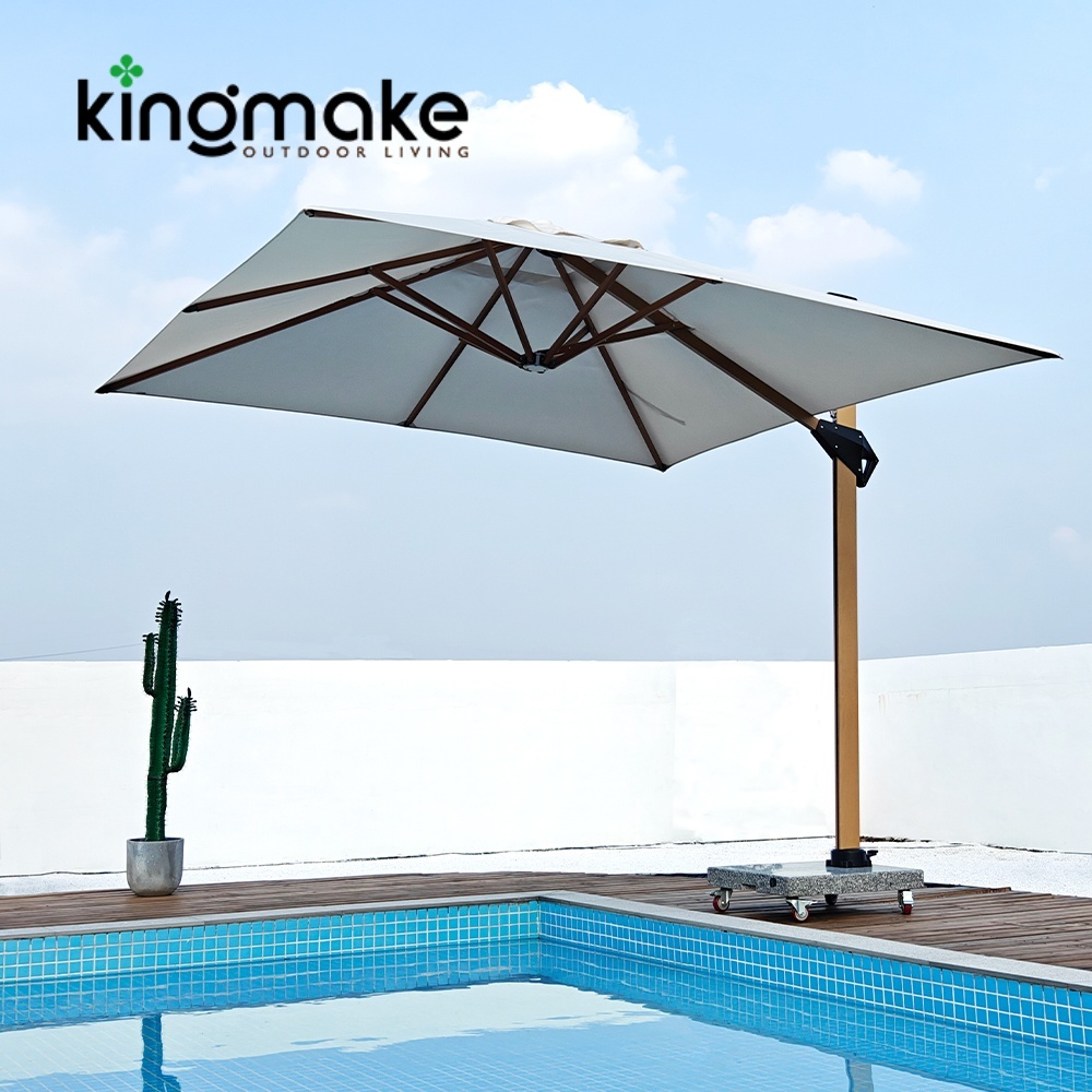 High-end Aluminum Cantilever Umbrellas KMS8601-2B-1