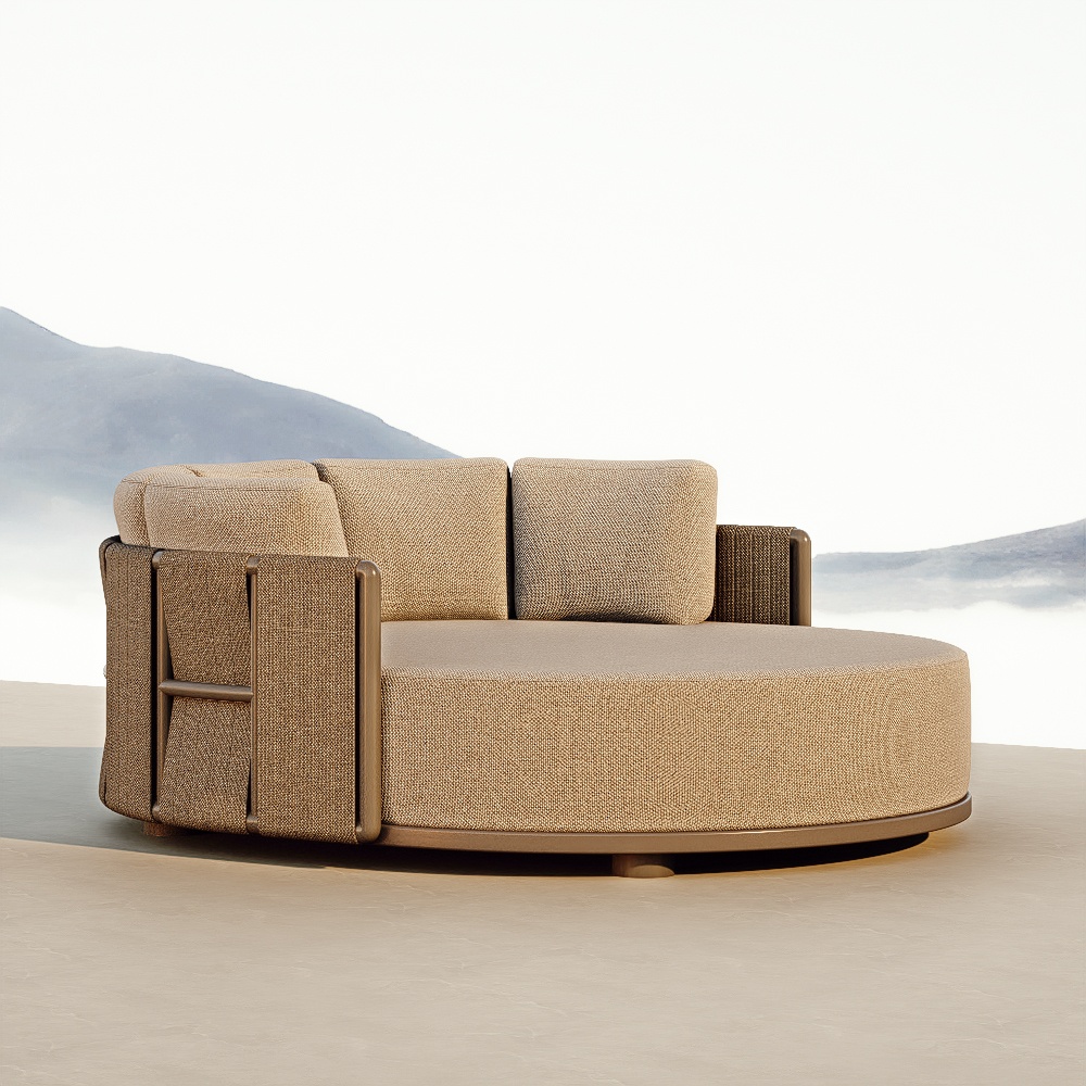 Modern Aluminum Woven Outdoor Daybed KMD18010