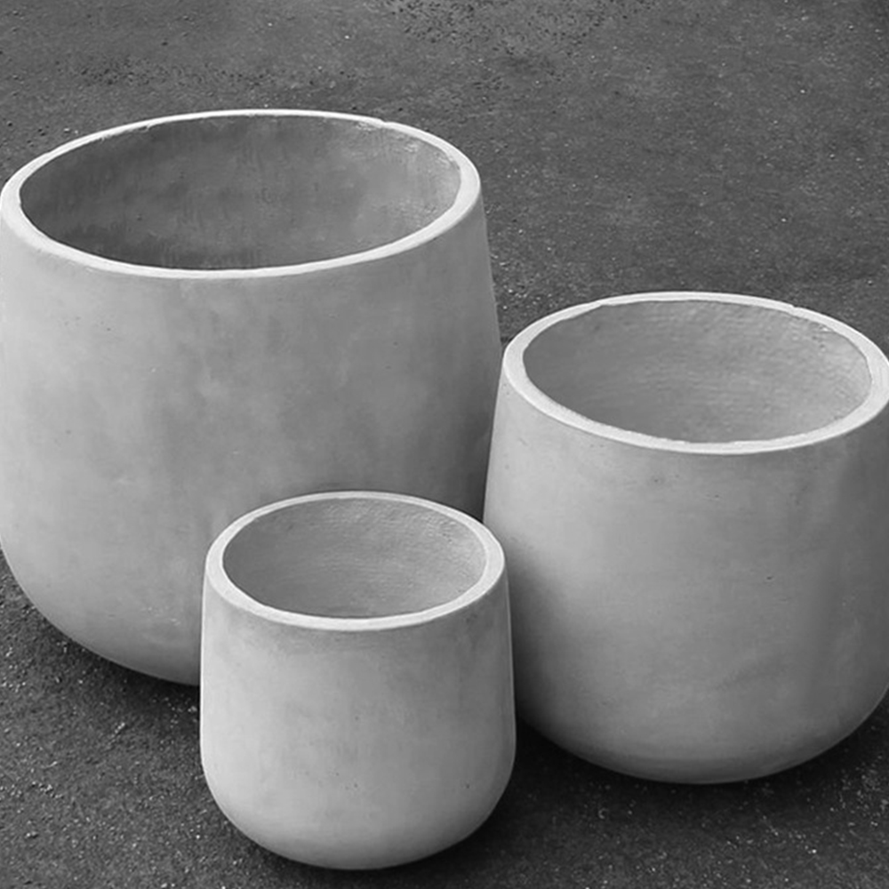 Modern GRC Round Outdoor Planter KM9002