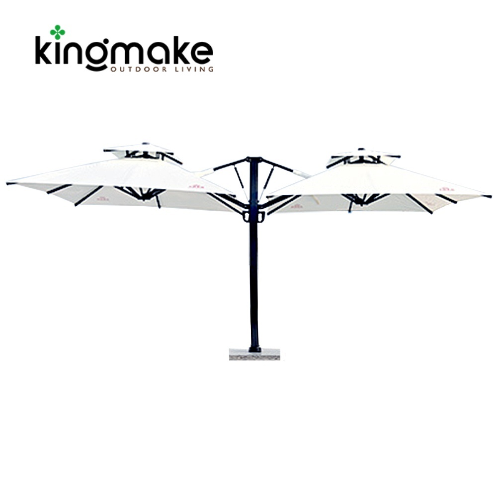 High-end Aluminum Twin Cantilever Umbrellas KMS8601-8B 