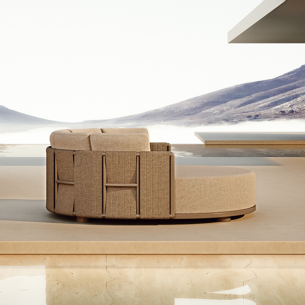 Modern Aluminum Woven Outdoor Daybed KMD18010