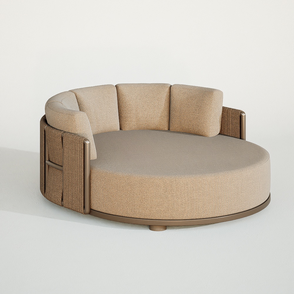 Modern Aluminum Woven Outdoor Daybed KMD18010