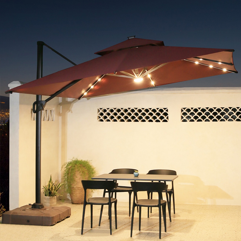 High-end Aluminum Cantilever Umbrellas KM8204