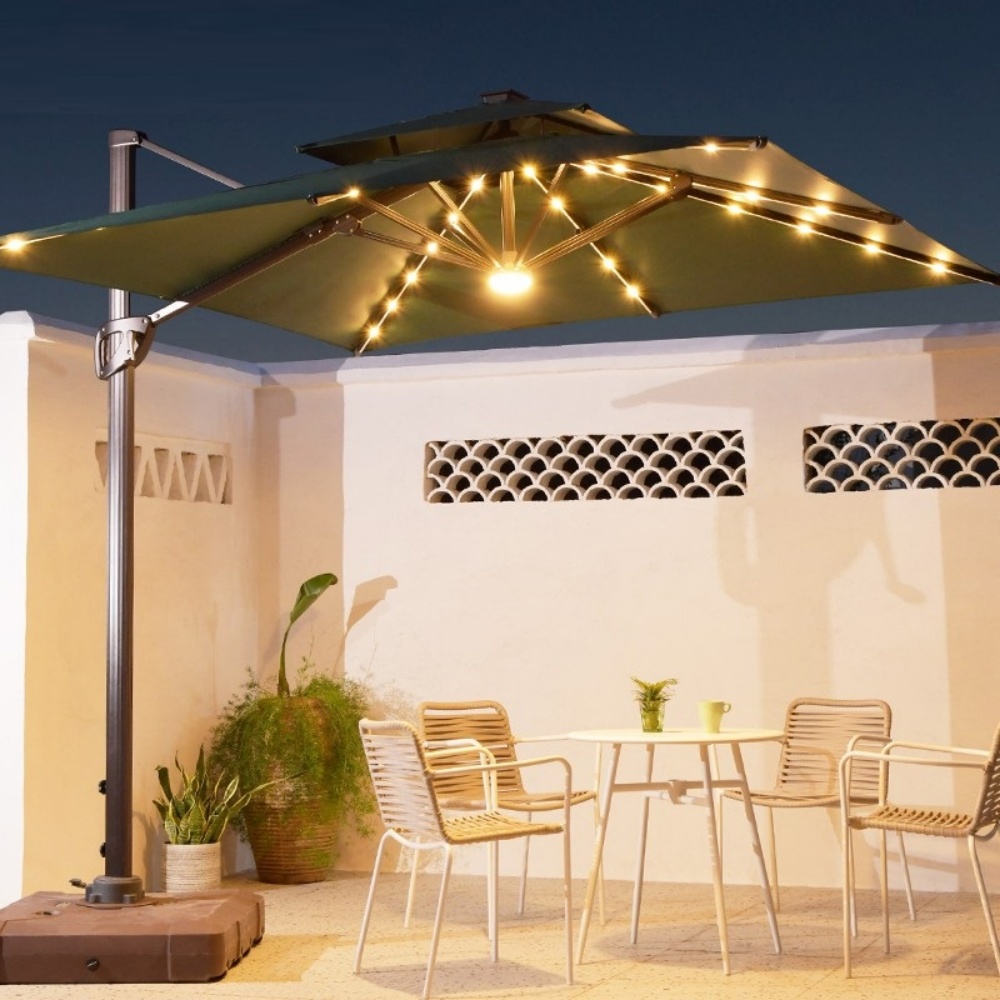 High-end Aluminum Cantilever Umbrellas KM8204