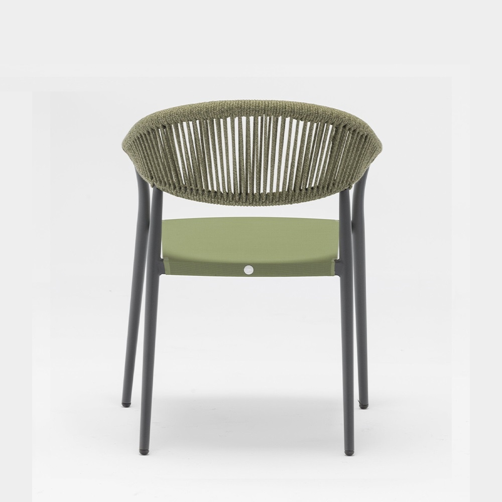 Modern Aluminum Woven Garden Chair KM3210