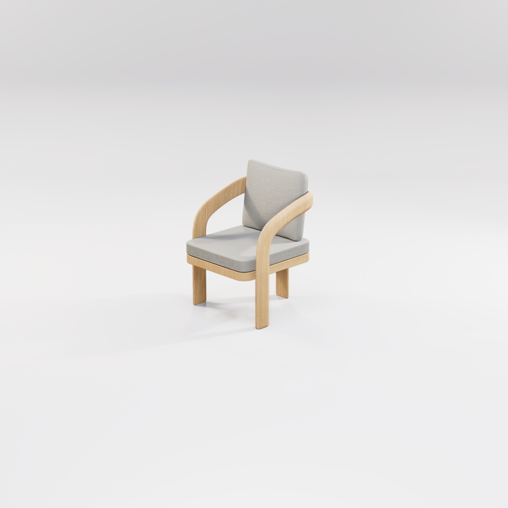 Luxury Teak Outdoor Chair KMD18016