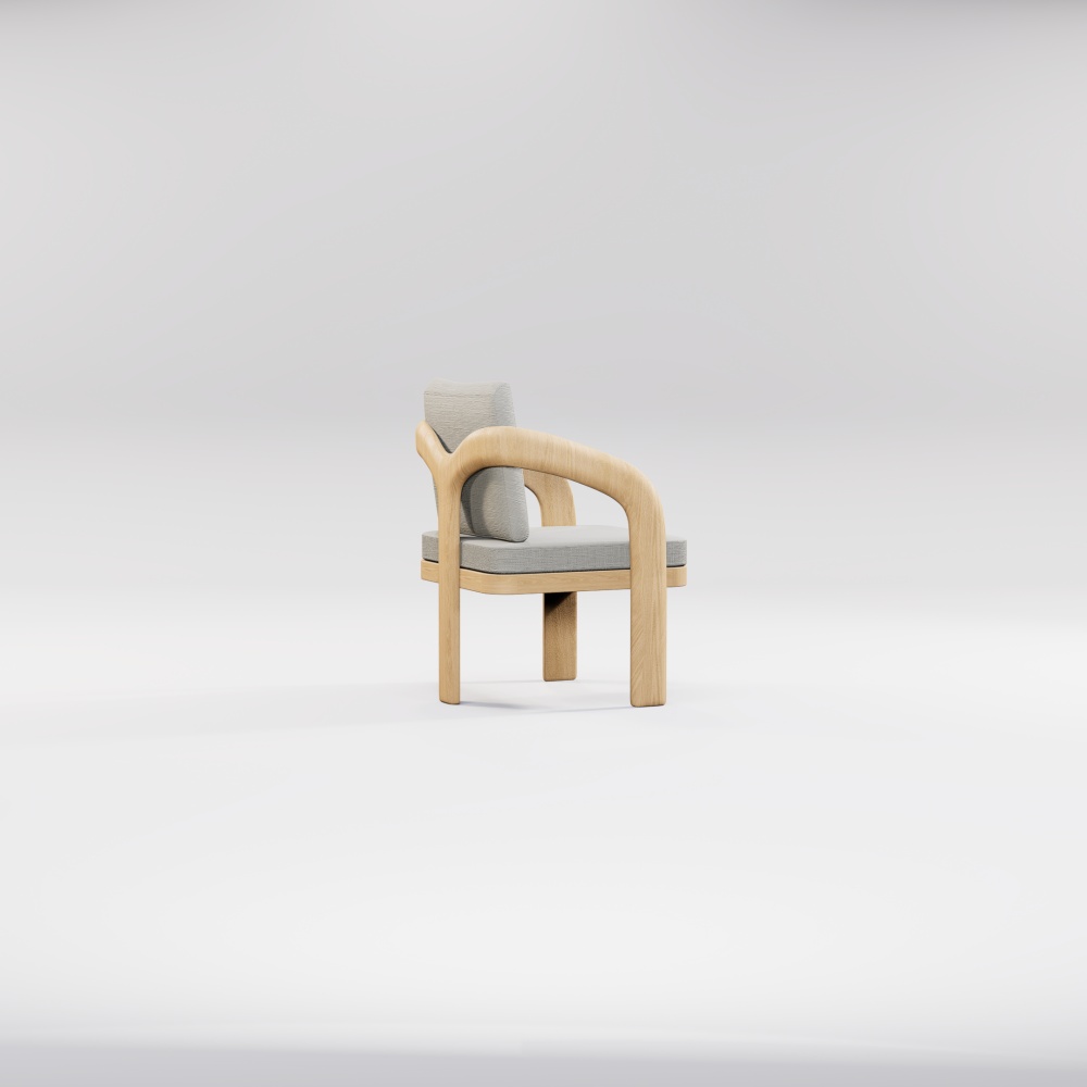 Luxury Teak Outdoor Chair KMD18016