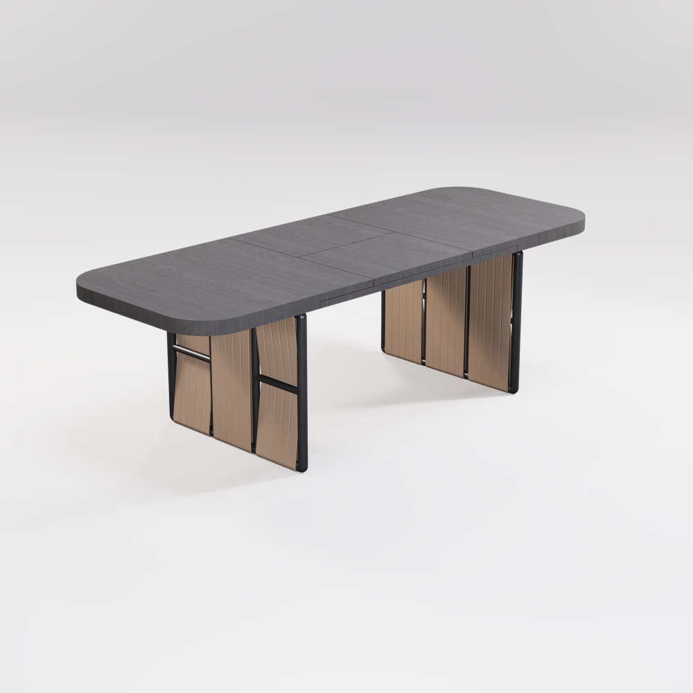 Modern Aluminum Woven Dining Set KMD18010