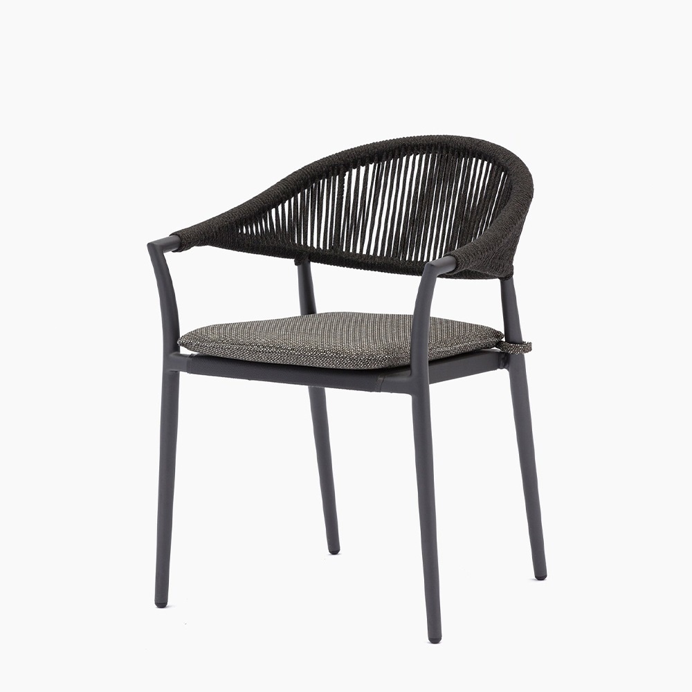 Modern Aluminum Woven Garden Chair KM3210