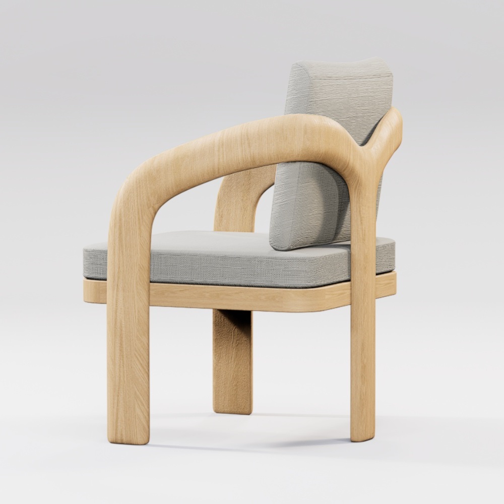 Luxury Teak Outdoor Chair KMD18016