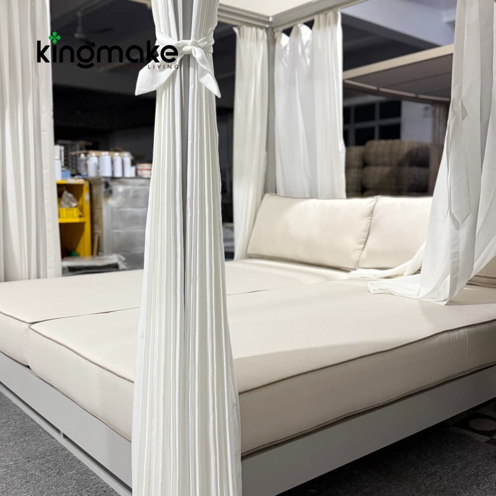 Modern Aluminum Outdoor Canopy Daybed KM18025