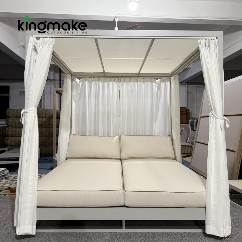 Modern Aluminum Outdoor Canopy Daybed KM18025