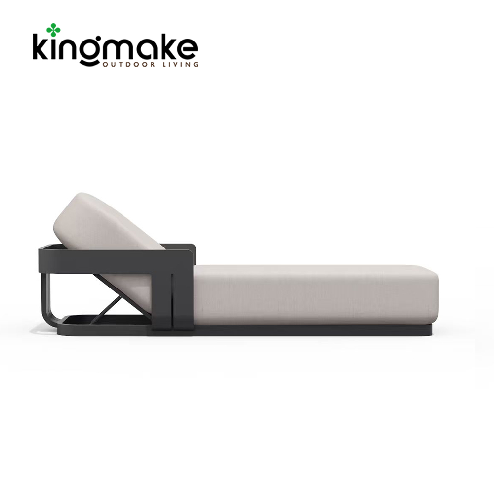 Modern Aluminum Neo Collection Adjustable Sun Lounger KM18026