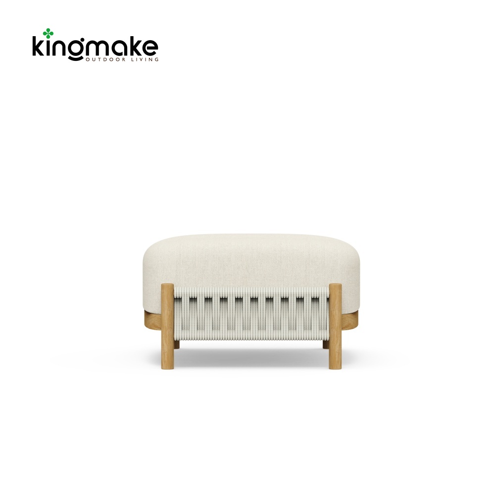 Modern Wooden Powder-Coated Aluminum Sofa KMD18028