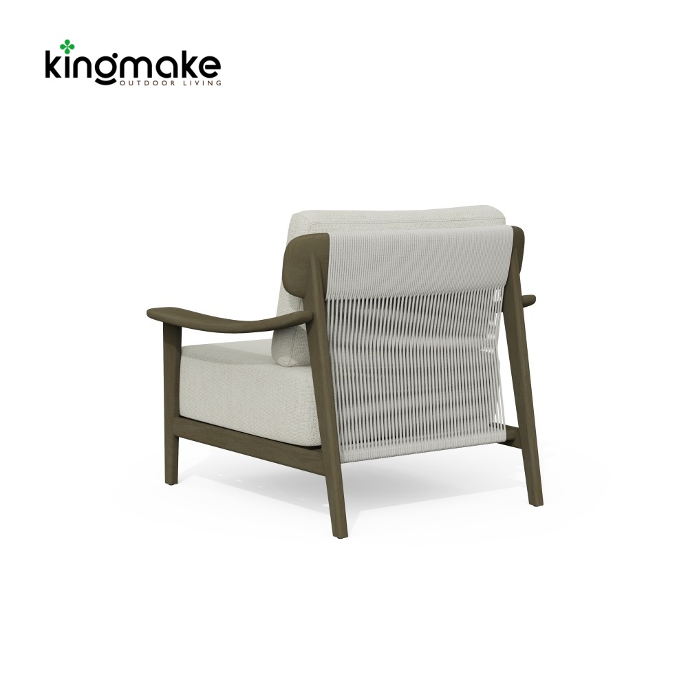 Modern Aged Teak Kael Collection Three-Seating Sofa KMD18027