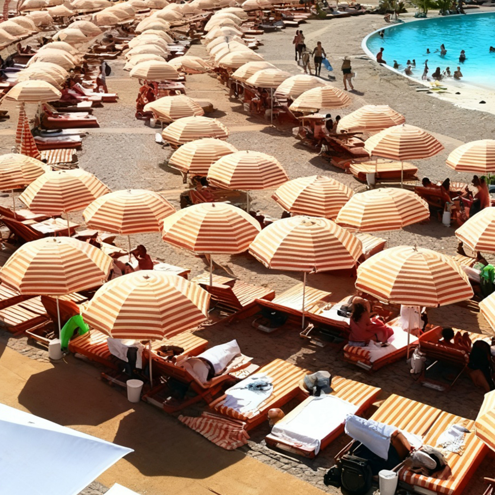 Kingmake Supplies Premium Beach Furniture to Romania LAGOON PARK Resort
