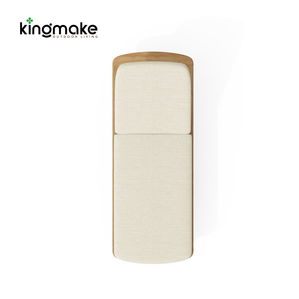 Modern Natural Teak Kael Collection Sun Loungers KMD18027