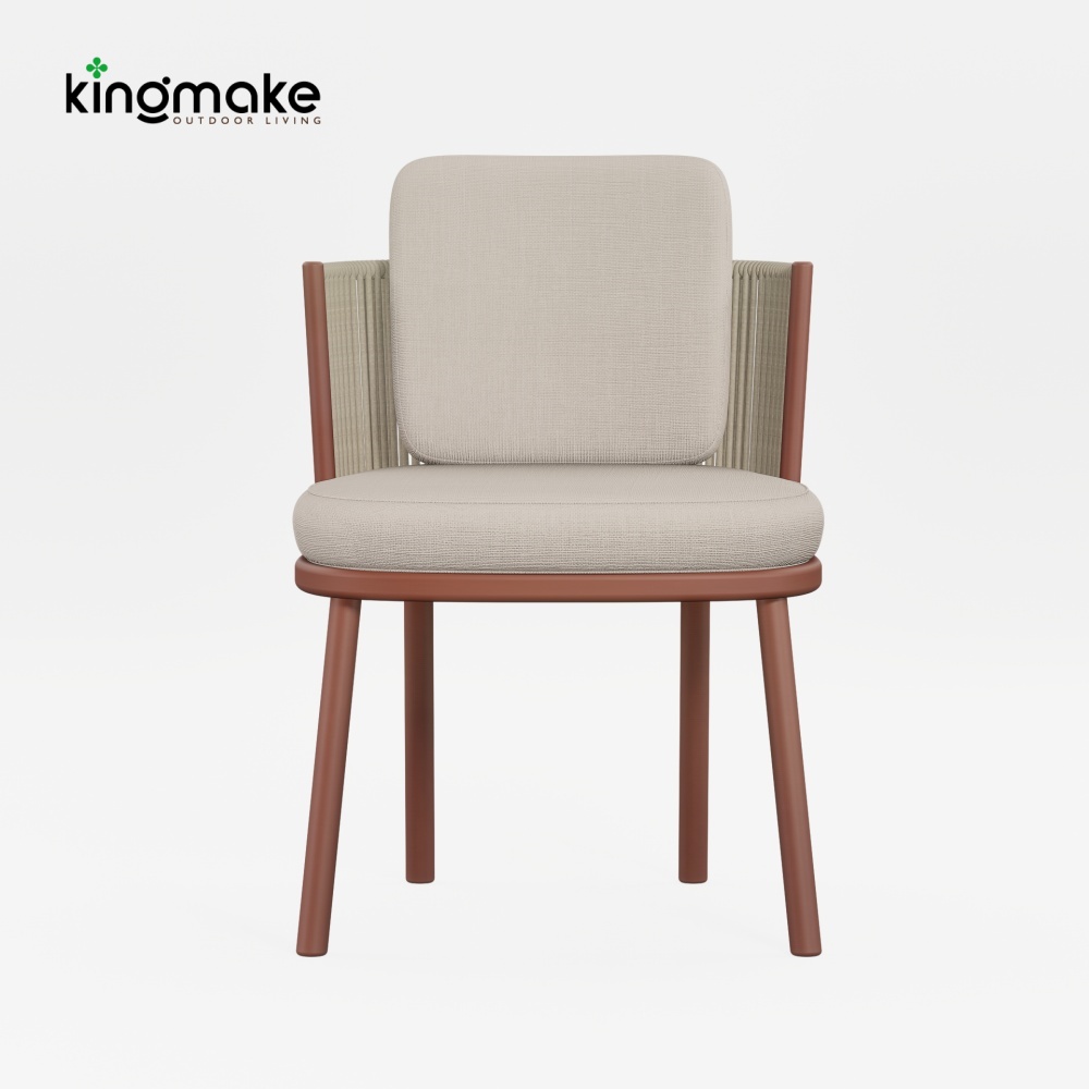 Modern Aluminum Vita Coner Collection Outdoor Dining Set KM18031