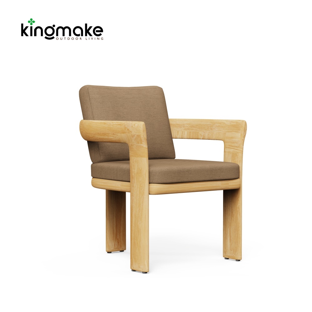 Natural Teak Tider Collection Outdoor Chair KMD18036
