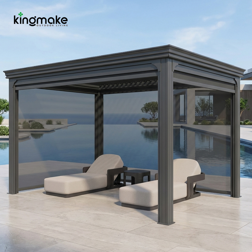 High-End Aluminum Pergola KM18039-3