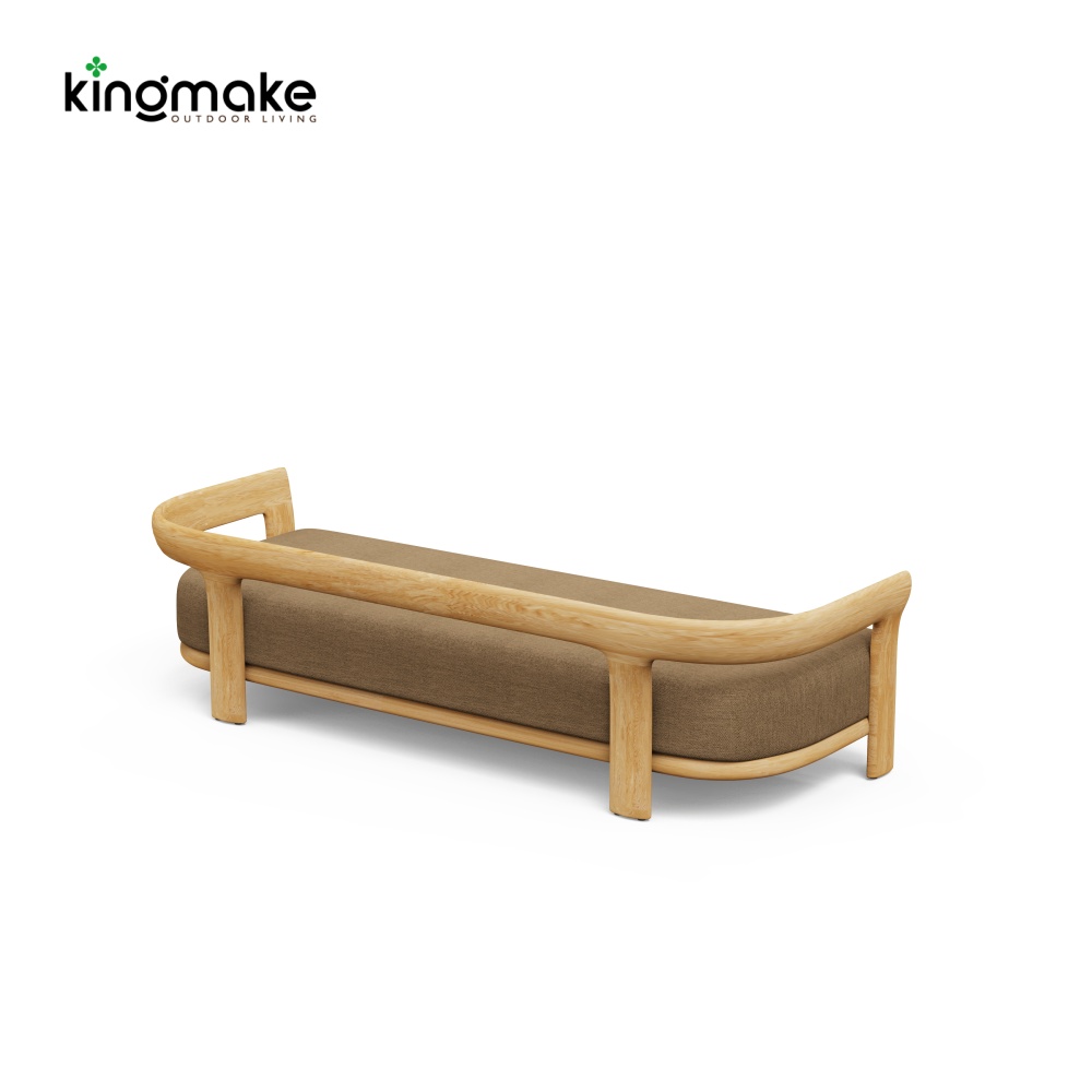 Natural Teak Tider Collection Outdoor 3- Seater Sofa KM18036