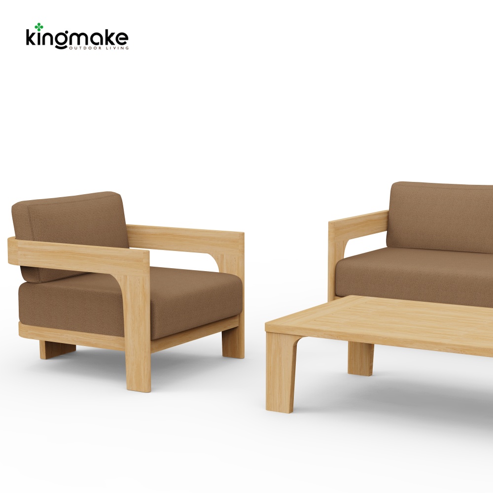 luxury teak malta collection sofa 