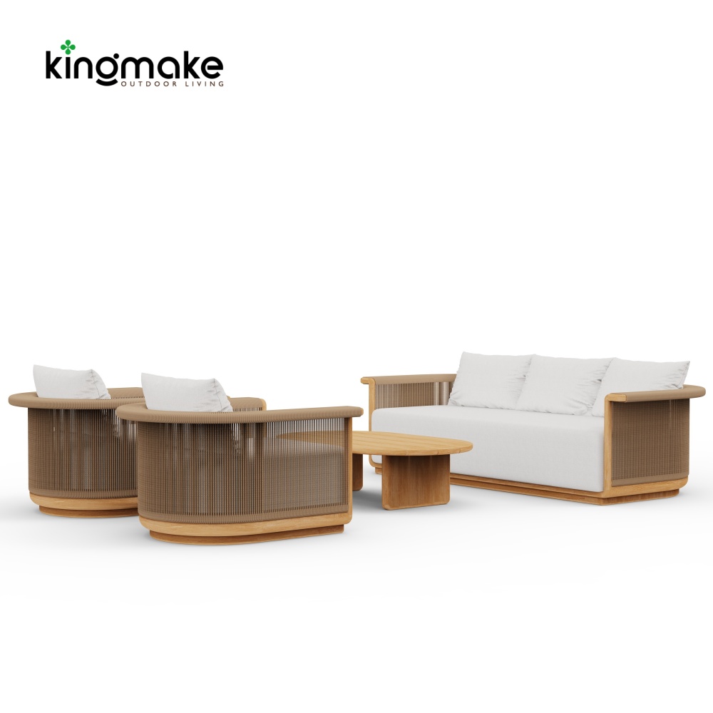 premium teak woven cala collection sofa 