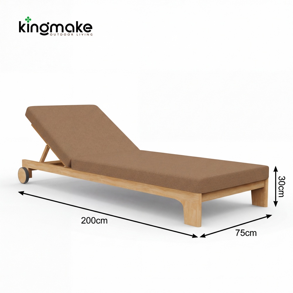 luxury teak malta collection sun lounger