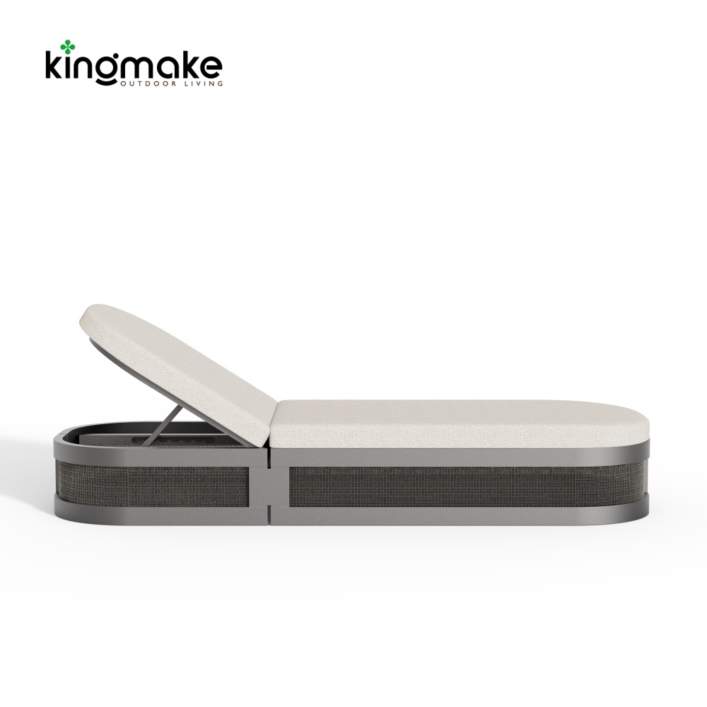 high-end aluminum capri collection sun lounger