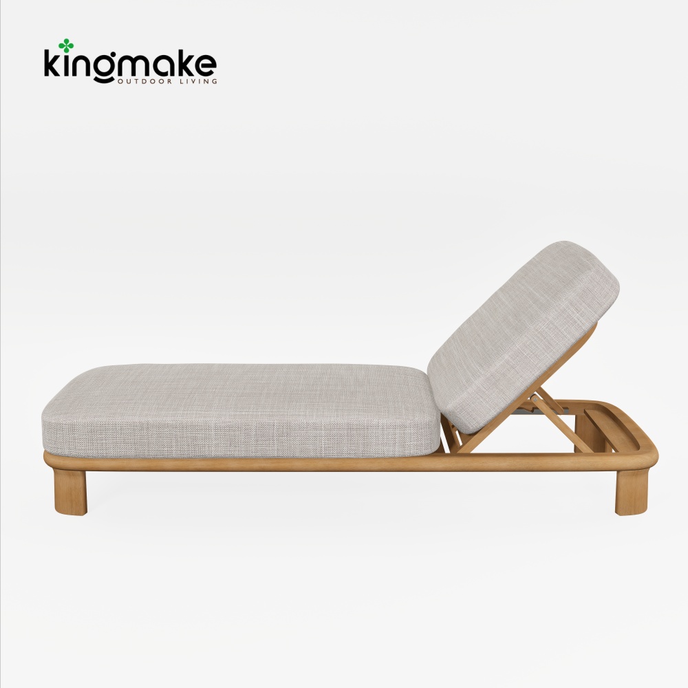 Luxury Teak Sun Lounger KM18042