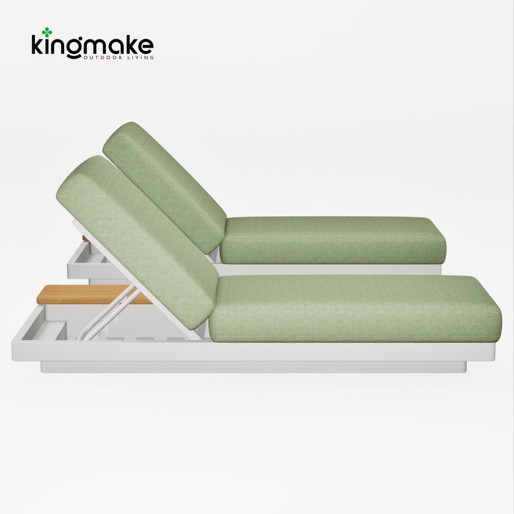 modern aluminum vintis collecton sun lounger