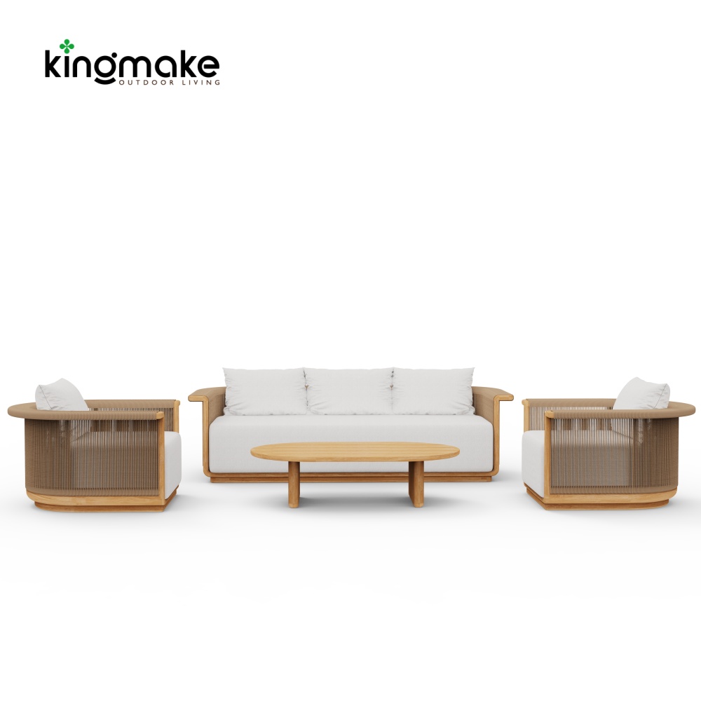 premium teak woven cala collection sofa 