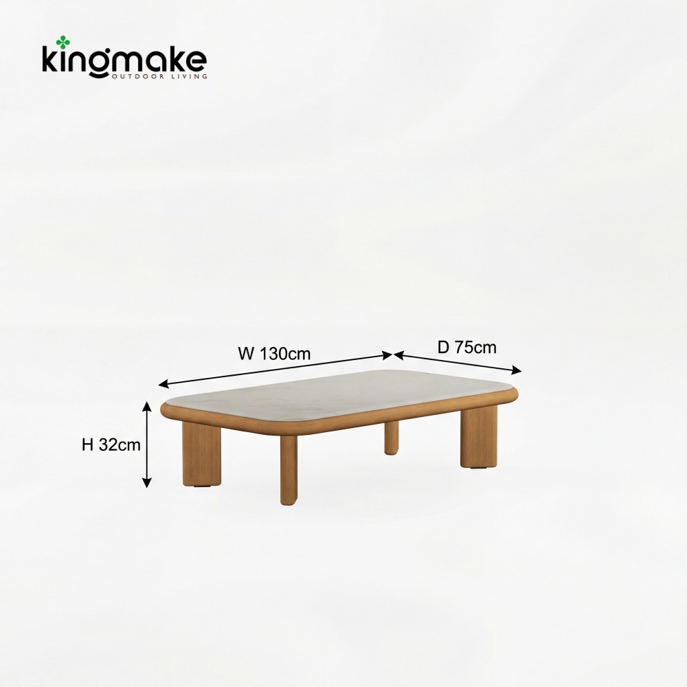 luxury teak woven luvia collection sofa