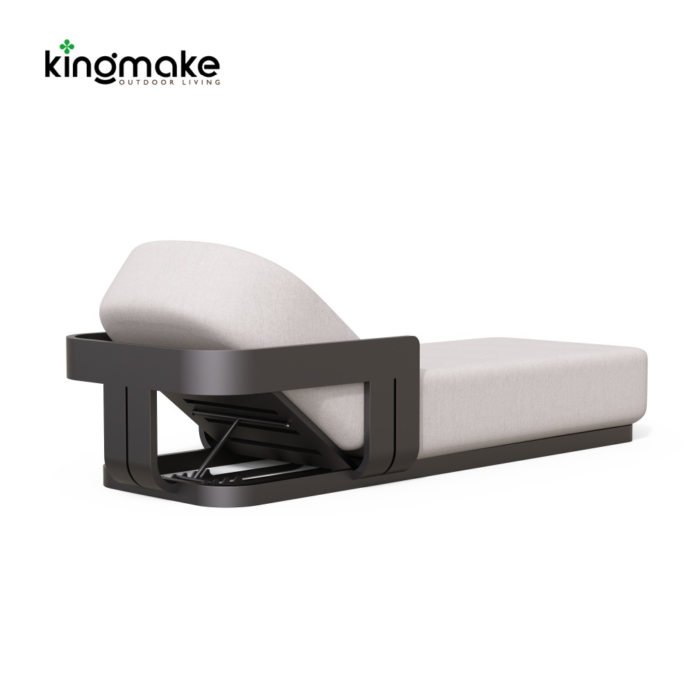 modern aluminum neo collection sun lounger km18026