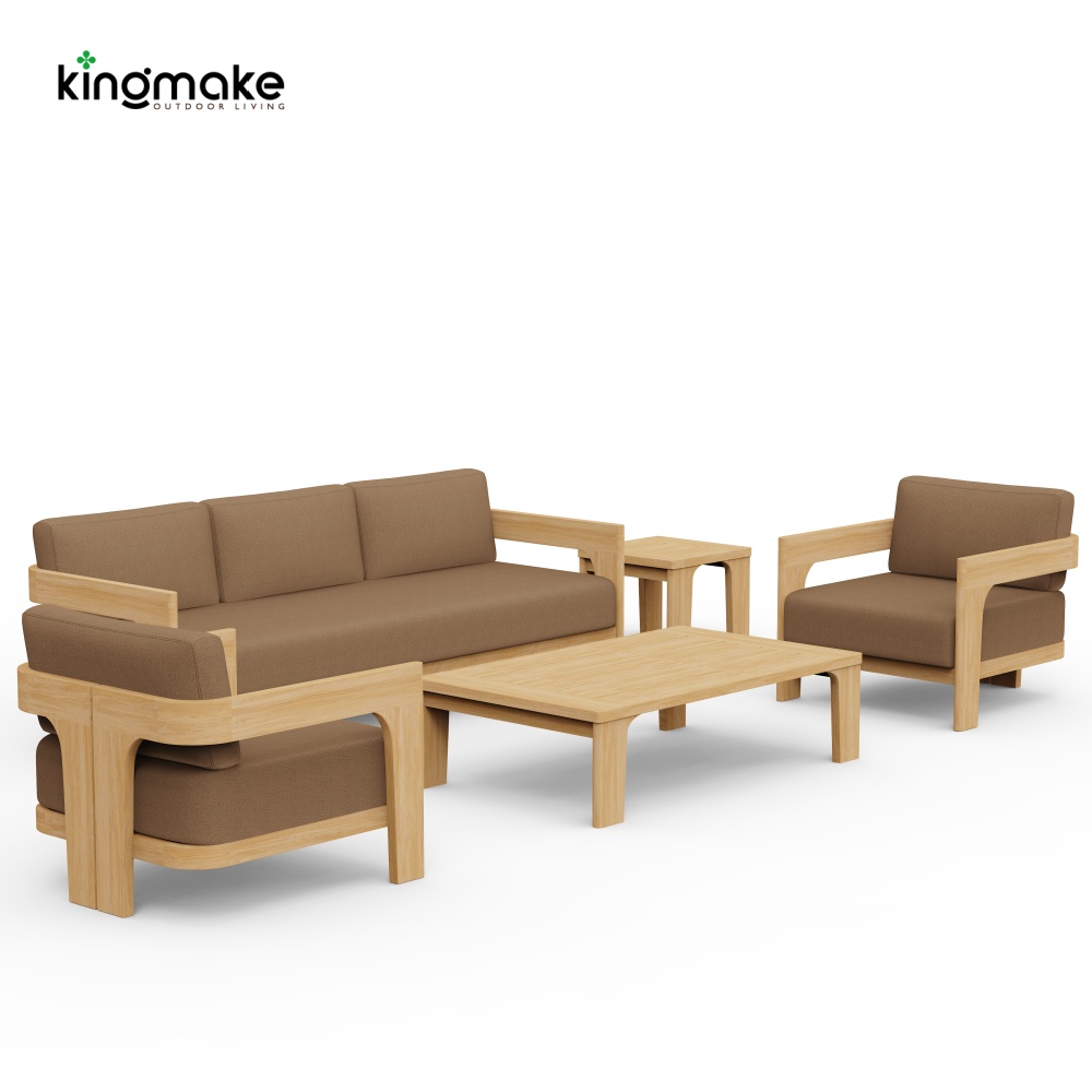luxury teak malta collection sofa 