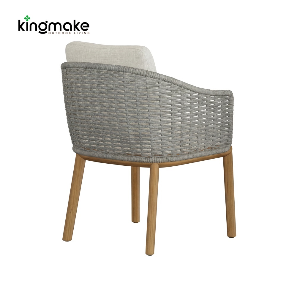 luxury teak woven luvia collection garden chair