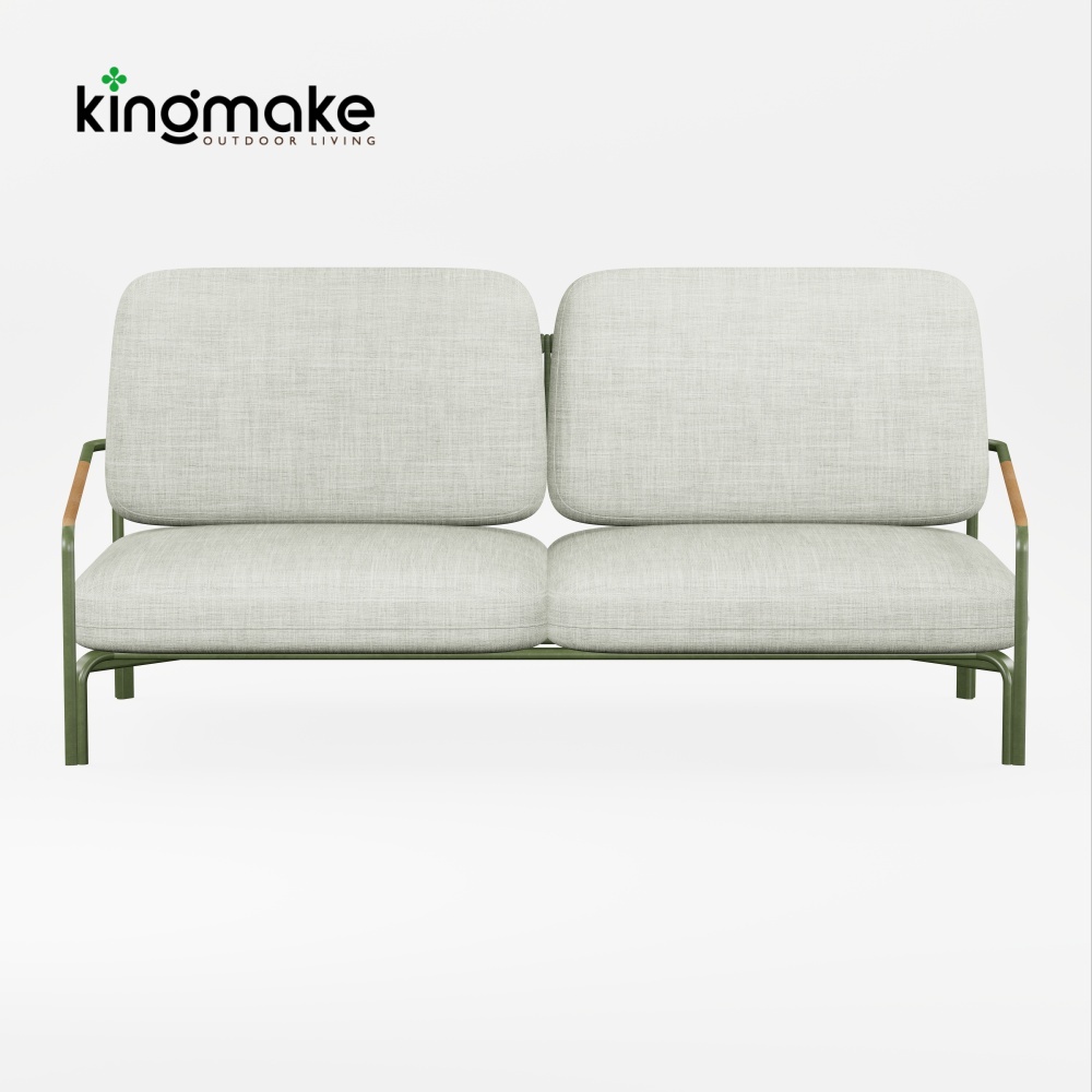 minimalist modern two-seater sofa km18047