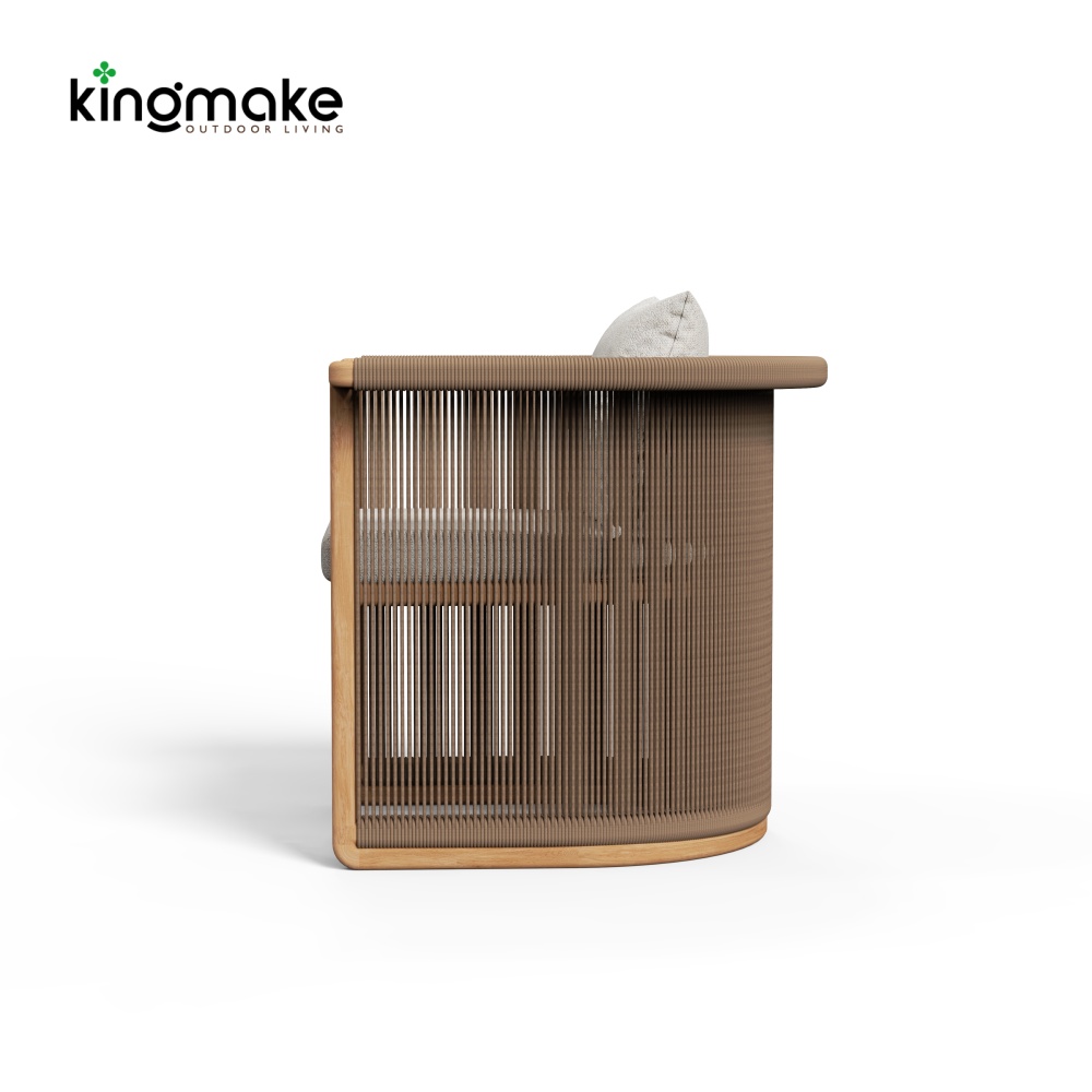 premium teak woven cala collection dining set