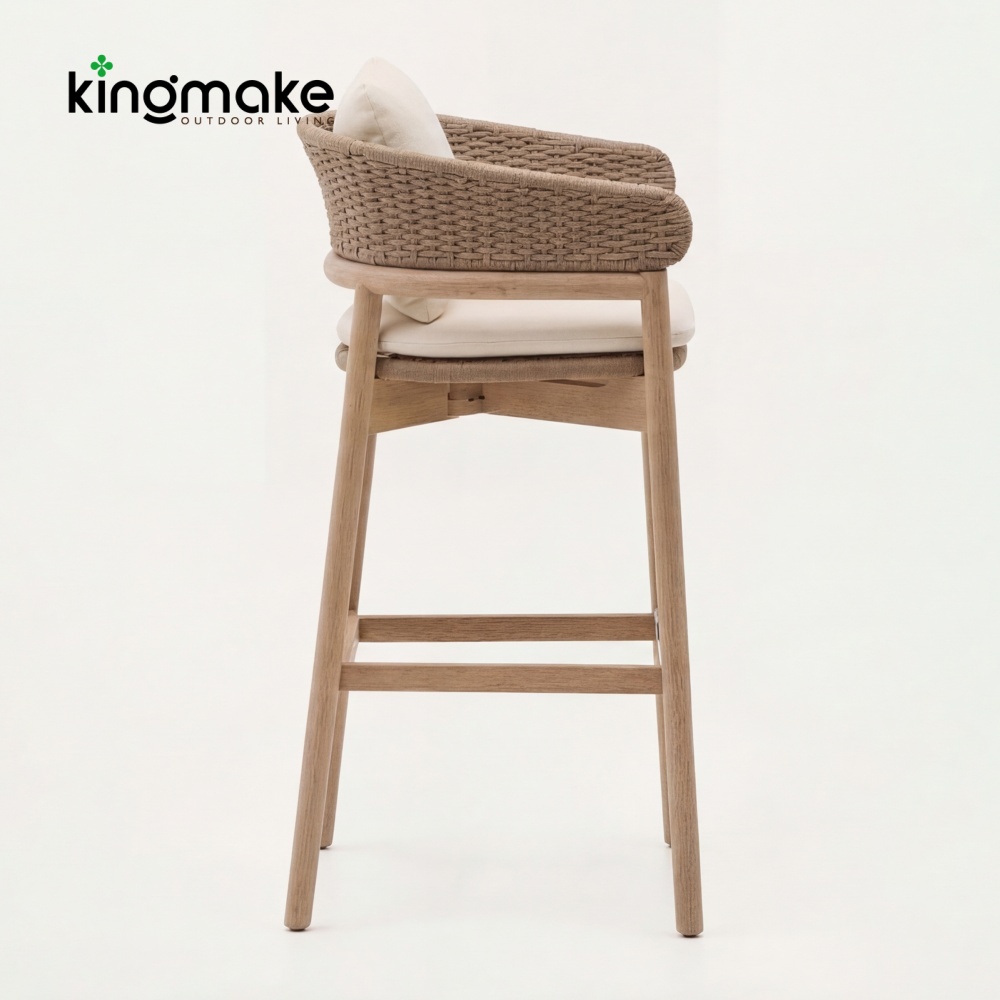 commercial teak bar set km18046