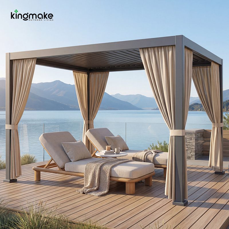 Modern Adjustable Aluminum Pergola KM18039-1