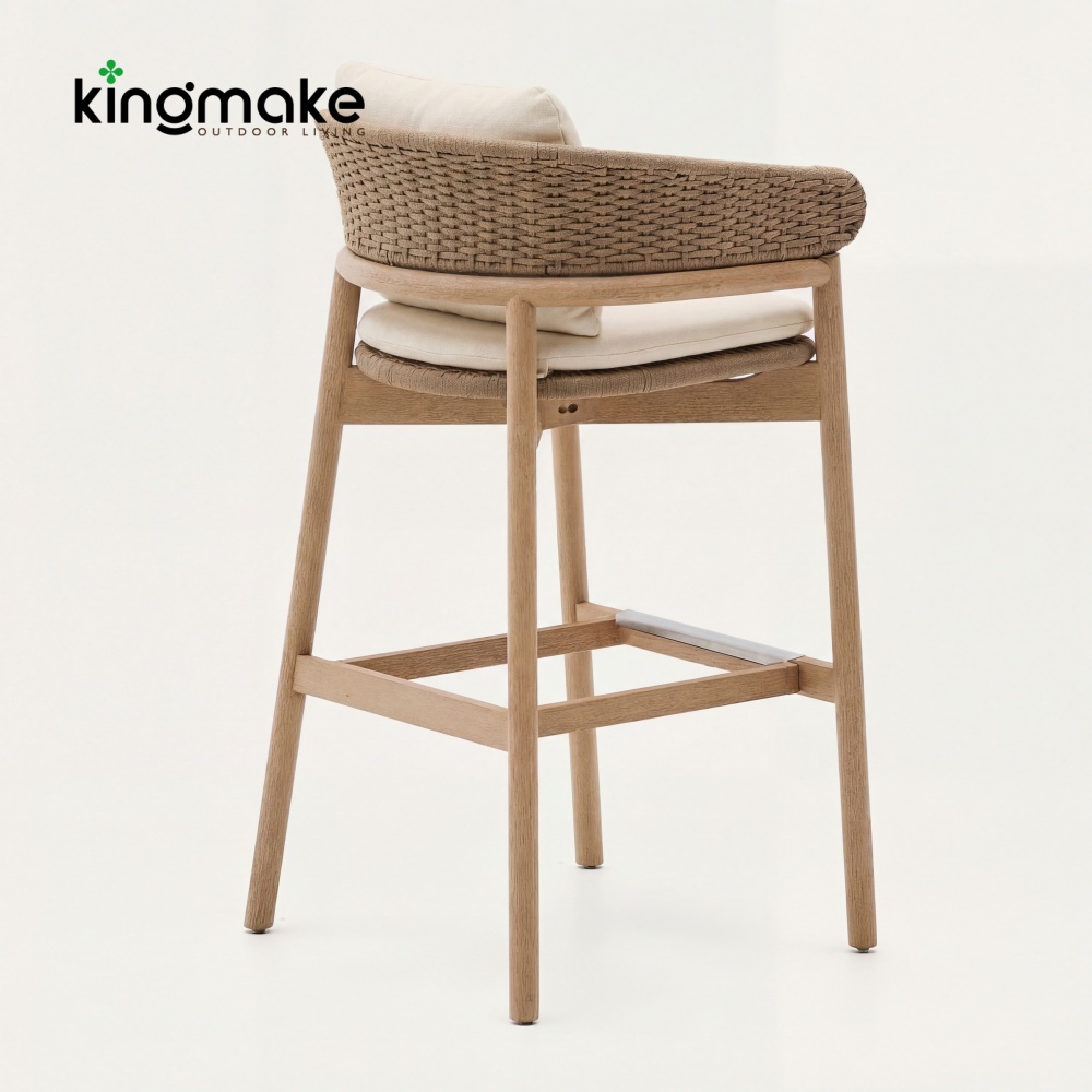 commercial teak bar set km18046