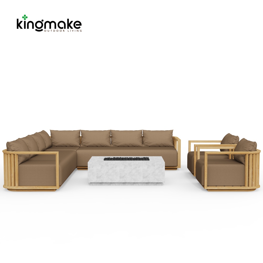 high-end teak maui colletion sofa