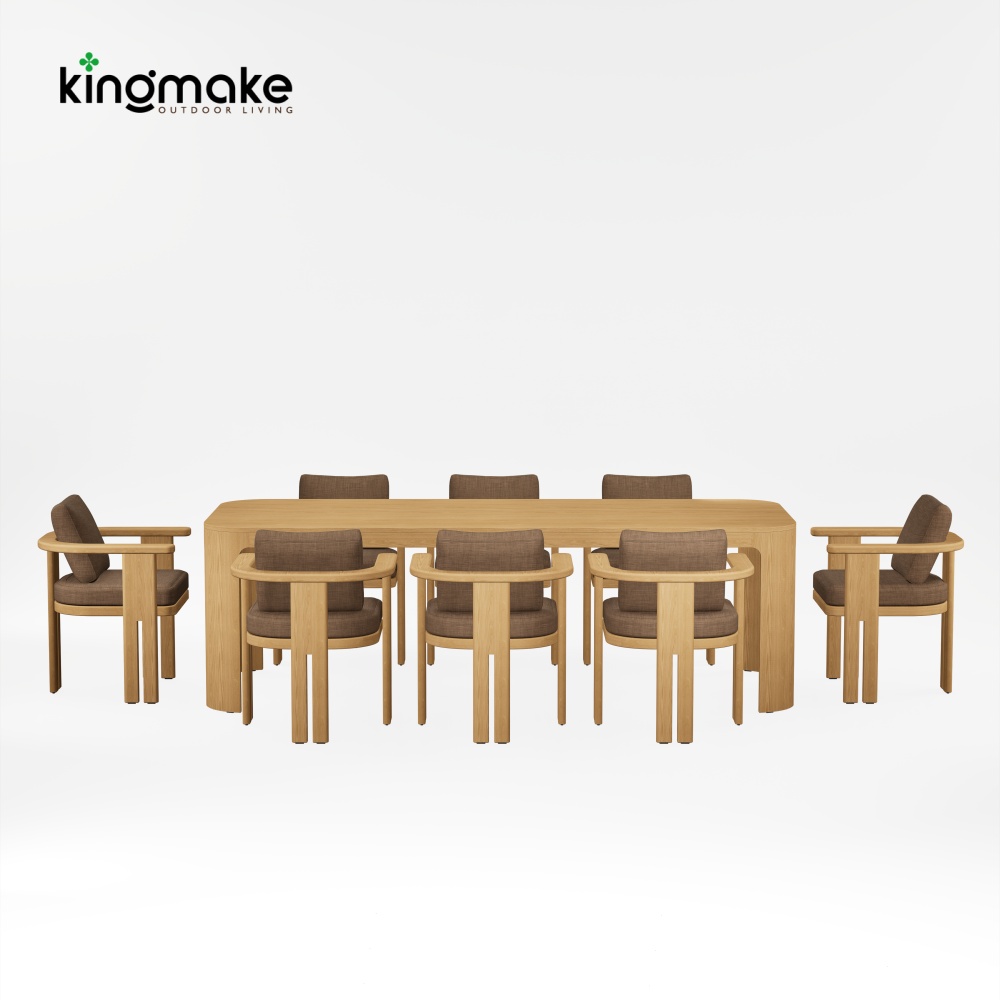 kinglife colletion luxury teak dining set