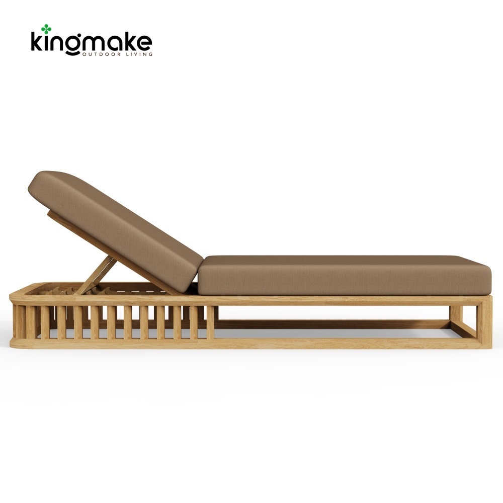 maui colletion high-end teak sun lounger