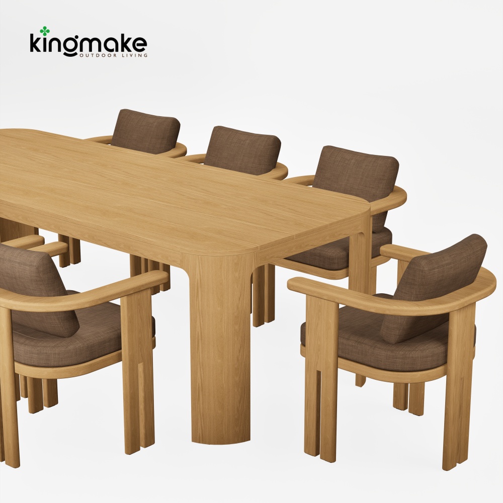 kinglife colletion luxury teak dining set