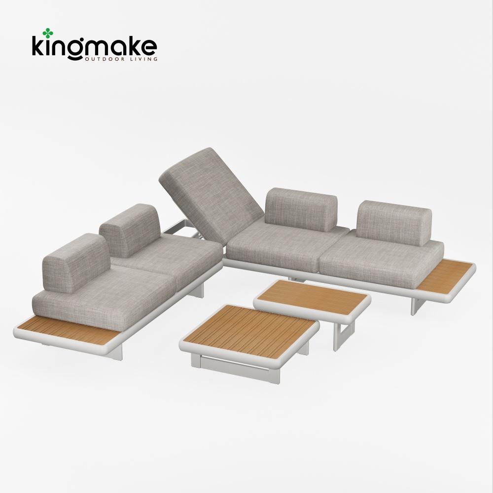 Modern L-Shape Outdoor Sofa KM18043